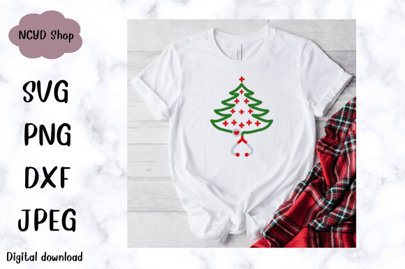 Christmas Nurse Stethoscope Svg Review