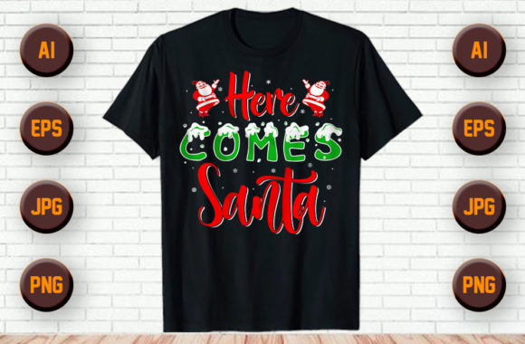Christmas T Shirt and Mug Typography Design Review