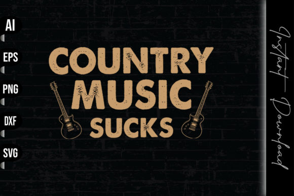 Country Music Sucks Embroidery Design Review