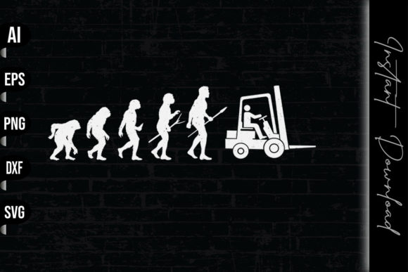 Forklift Driver Evolution Embroidery Design Review