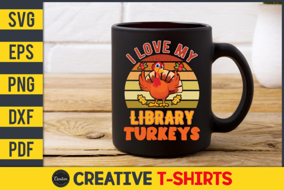 I Love My Library Turkeys Embroidery Review