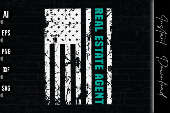 Real Estate Agent American Flag Design Review