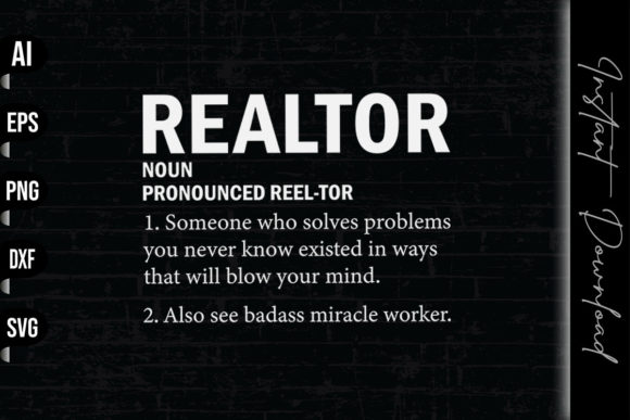 Realtor Definition Embroidery Design Review