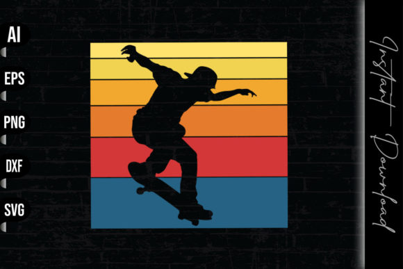 Skate Skateboard Vintage Embroidery Design Review