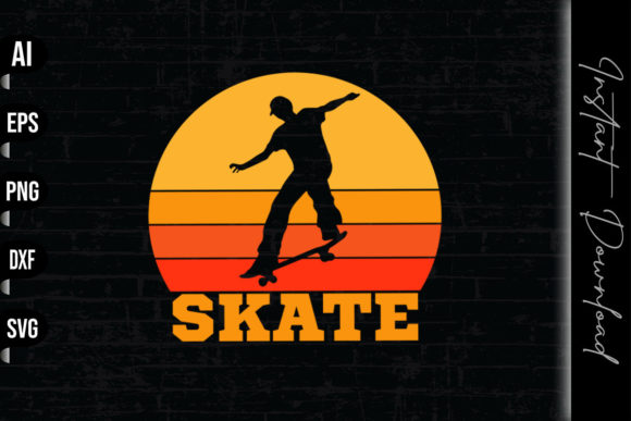 Skateboarder Sunshine Retro Vintage Embroidery Design Review