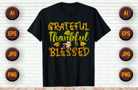 Thanksgiving T Shirt Mug Typography