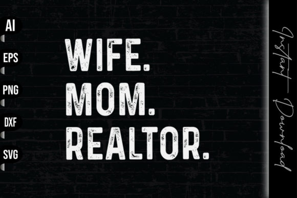 Wife Mom Realtor Embroidery Design Review
